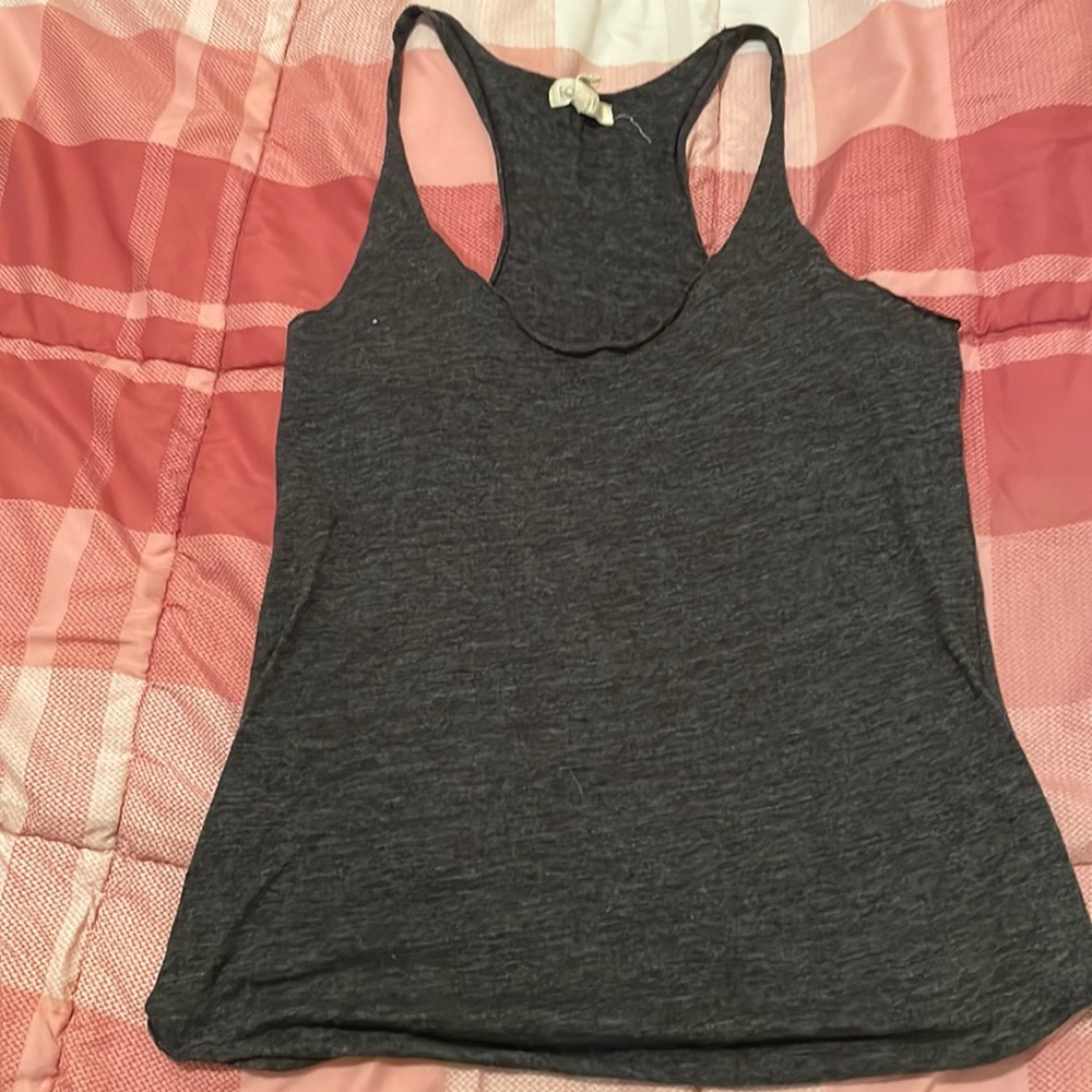 Charcoal grey tank